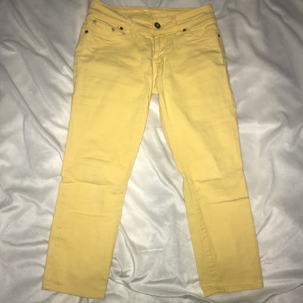 Capri Yellow Jeans